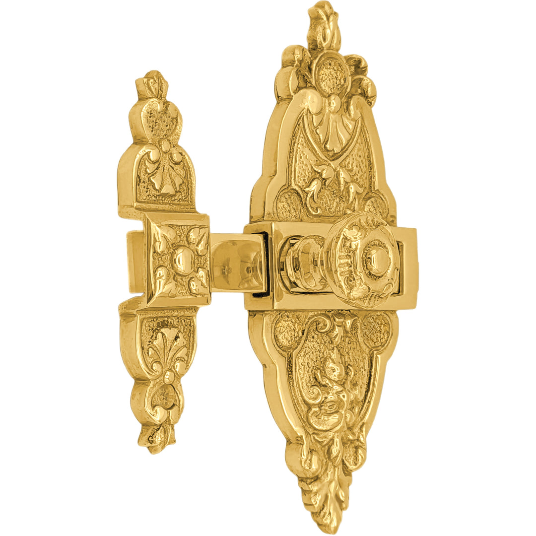 5 1/2 Gargoyle French Door or Cabinet Slide Bolt Latch (Several Finishes Available)