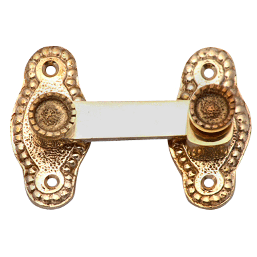 3 Inch Solid Brass Victorian Cabinet Latch (Several Finishes Available) COPPER MOUNTAIN HARDWARE