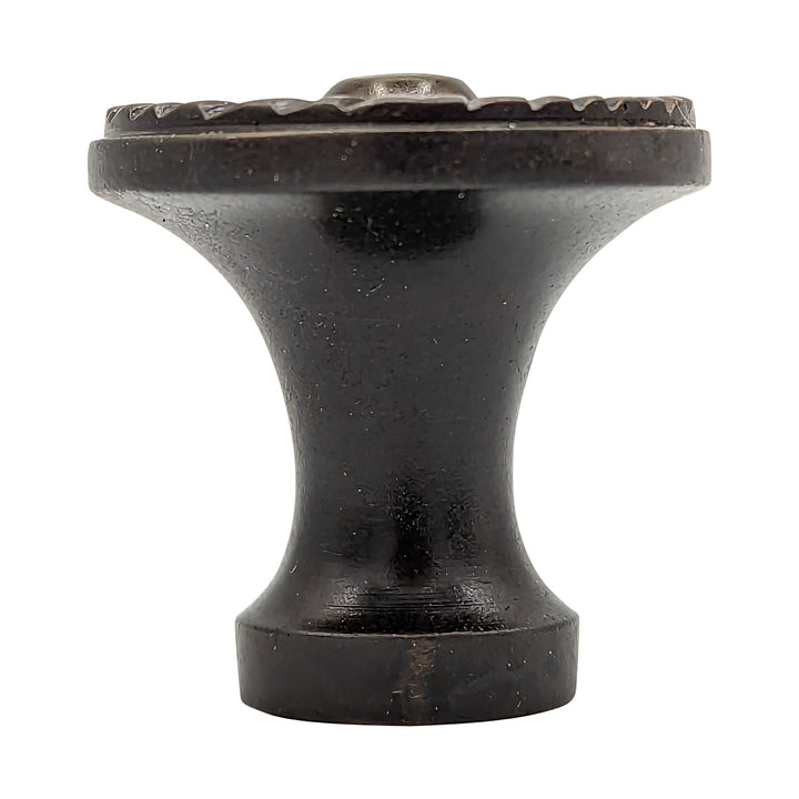 COPPER MOUNTAIN HARDWARE Solid Brass Art Deco Beaded Circle Cabinet & Furniture Knob