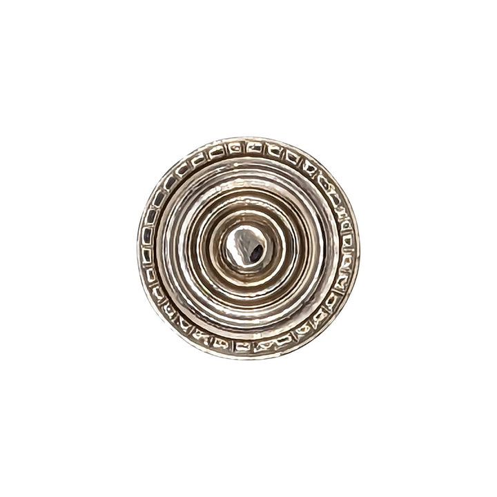 COPPER MOUNTAIN HARDWARE Solid Brass Art Deco Beaded Circle Cabinet & Furniture Knob