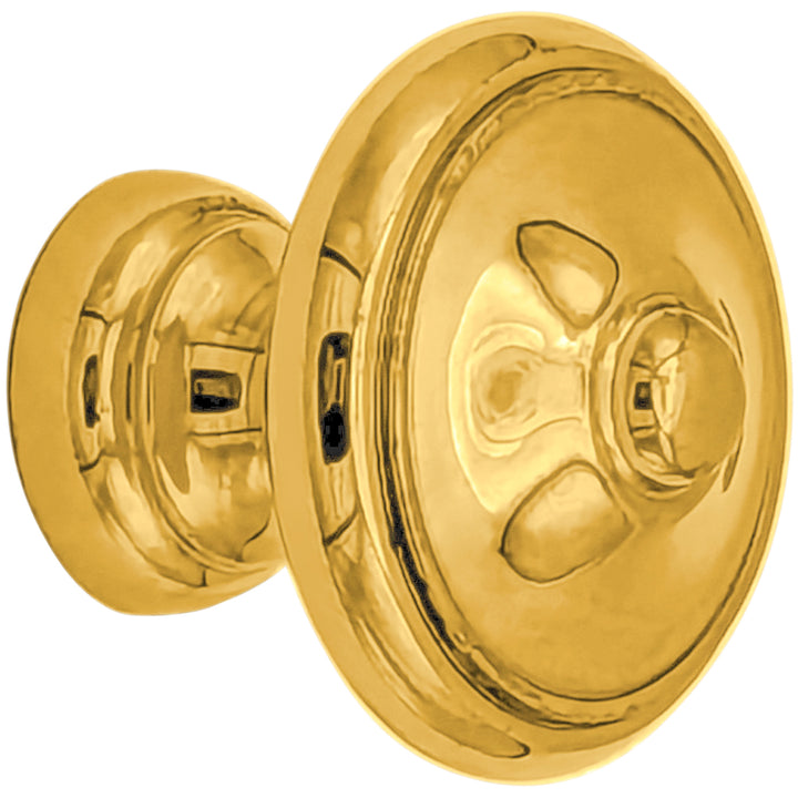 1 1/4 Inch Antique Colonial Button Cabinet & Furniture Knob