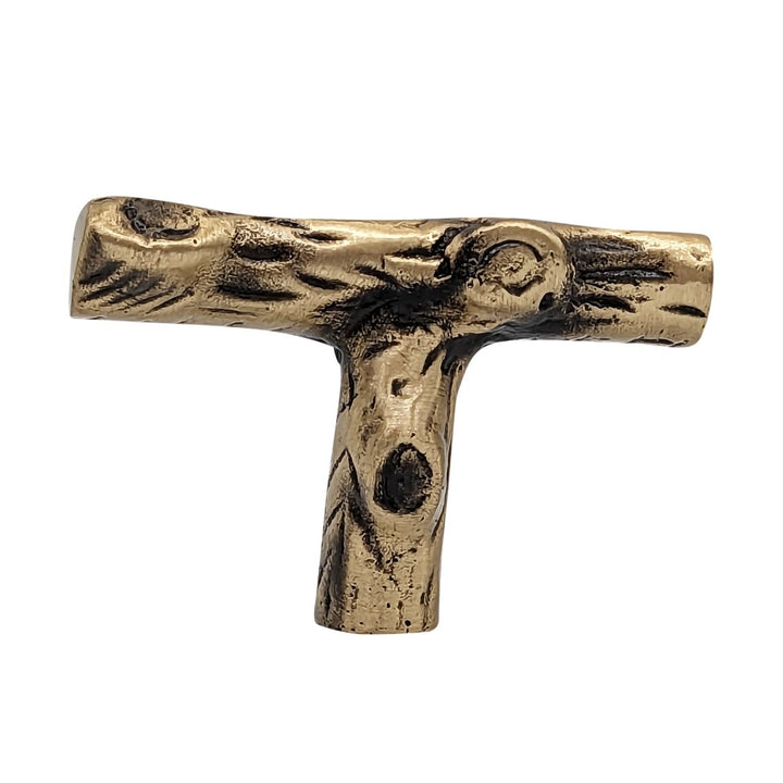 COPPER MOUNTAIN HARDWARE T Shape Tree Branch Cabinet and Furniture Knob