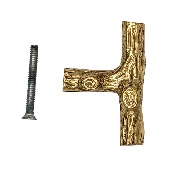COPPER MOUNTAIN HARDWARE T Shape Tree Branch Cabinet and Furniture Knob