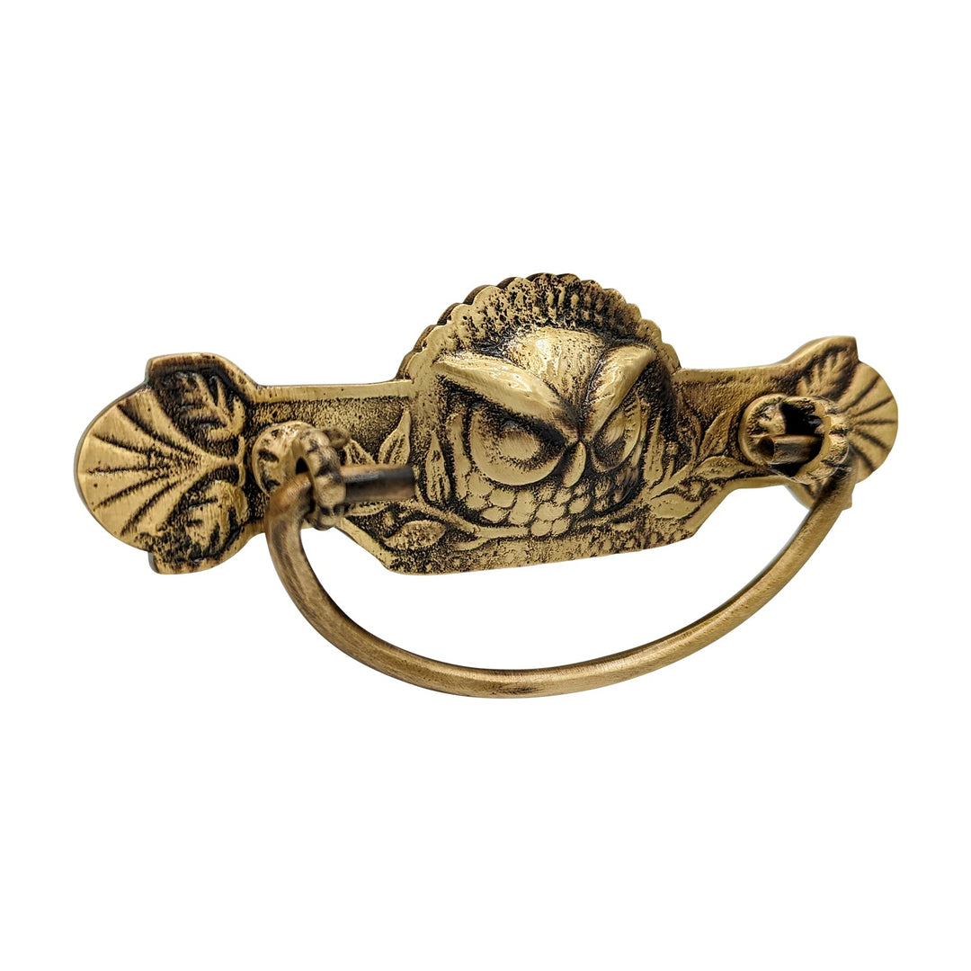 5 Inch (3 Inch c-c) Eastlake Owl Bail Pull COPPER MOUNTAIN HARDWARE