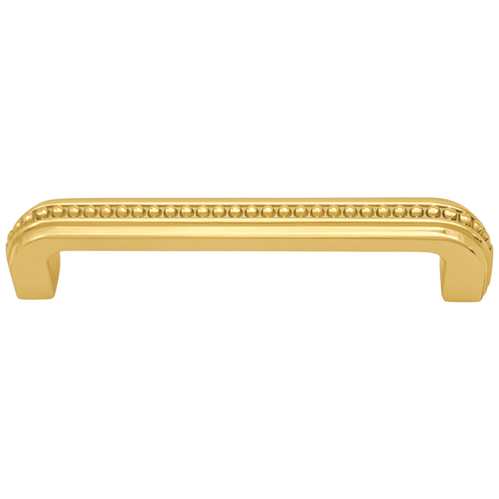 5 inch Overall (4.5 inch C-C) Beaded Signature Cabinet Pull (Several Finishes Available)