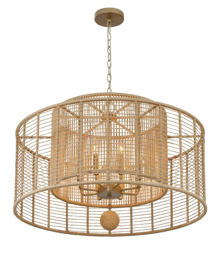Crystorama Crystorama Jayna 8 Light Burnished Silver Chandelier