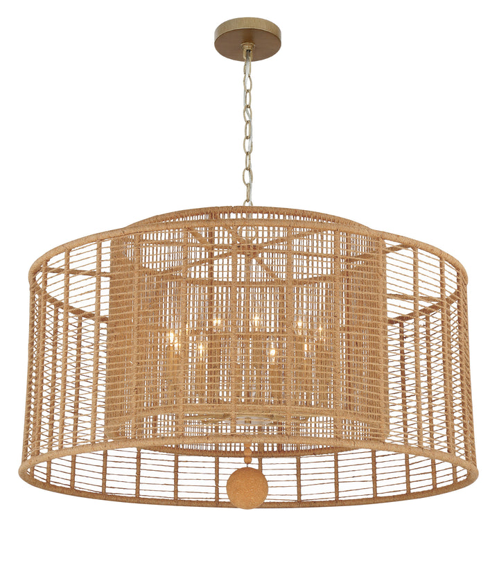 Crystorama Crystorama Jayna 12 Light Burnished Silver Chandelier