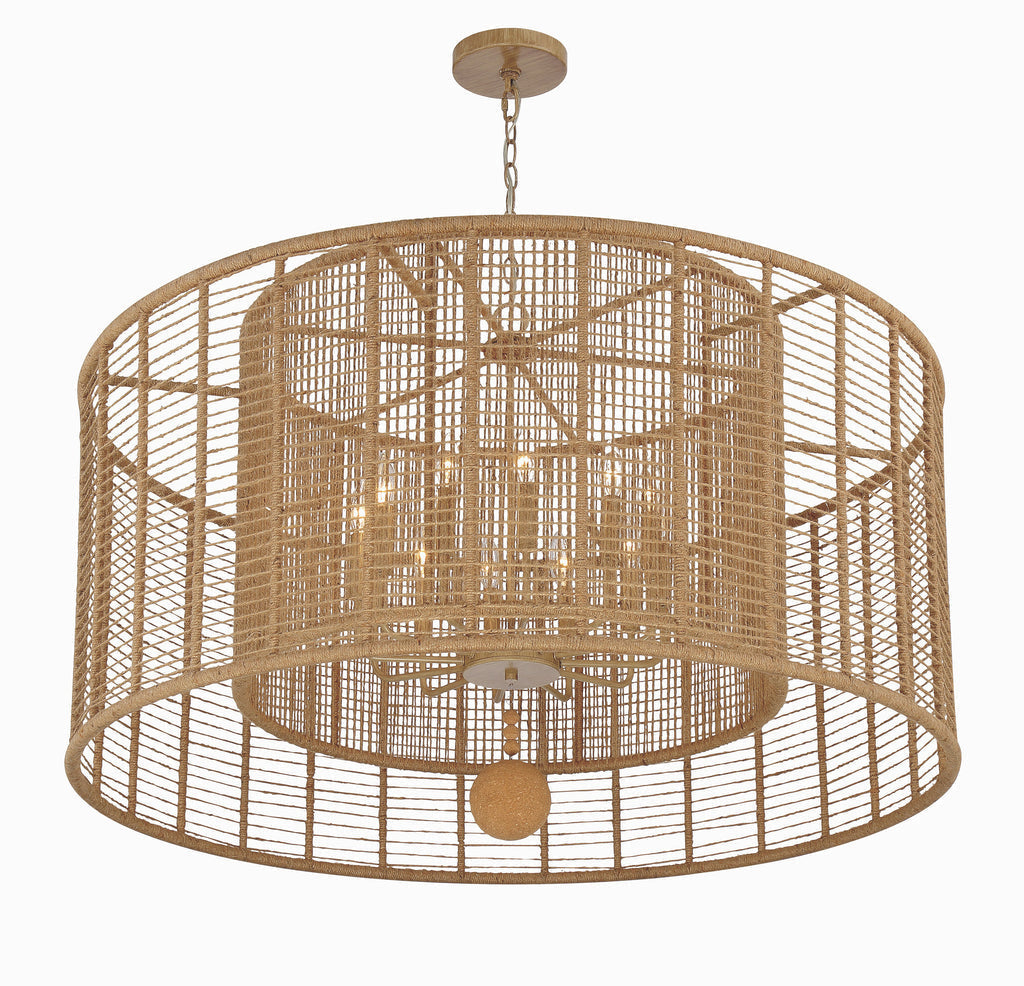 Crystorama Crystorama Jayna 12 Light Burnished Silver Chandelier