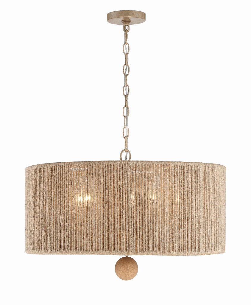 Crystorama Crystorama Jessa 5 Light Burnished Silver Chandelier