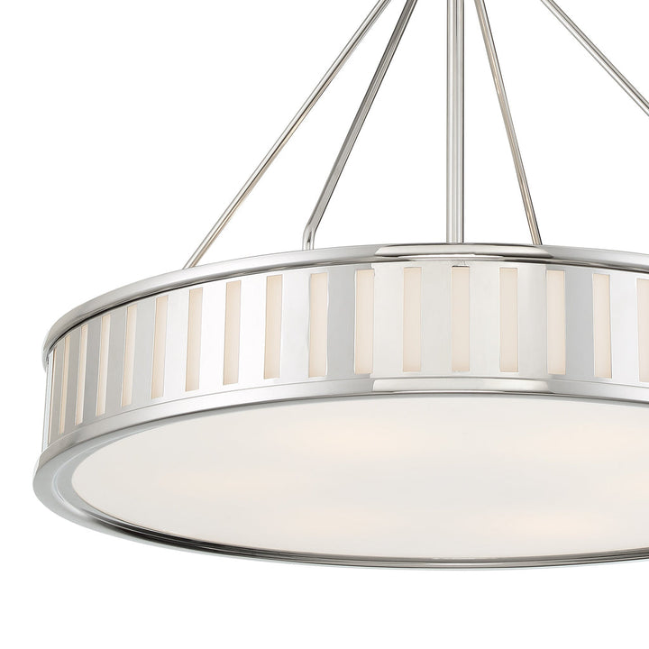 Crystorama Crystorama Libby Langdon Danielson 6 Light Vibrant Gold Chandelier