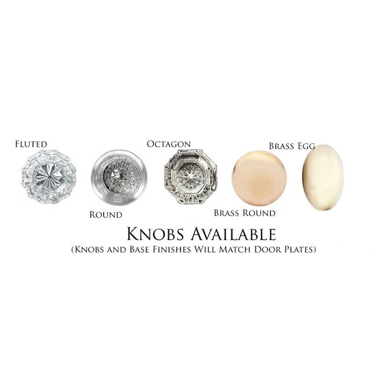 Quaker Style Double-Door Deadbolt Entryway Set (Several Finish Options) COPPER MOUNTAIN HARDWARE