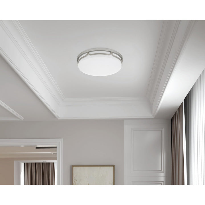 INTEGRATED LED 25W, 2000 LUMEN, 80 CRI, DIMMABLE CEILING FLUSH MOUNT WITH ACRYLIC DIFFUSER Cal Lighting