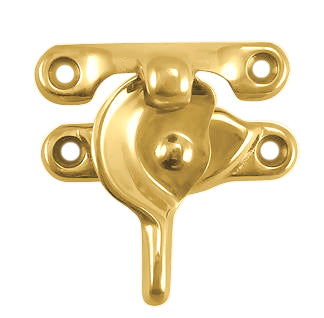 Solid Brass Leaf Style Sash Lock