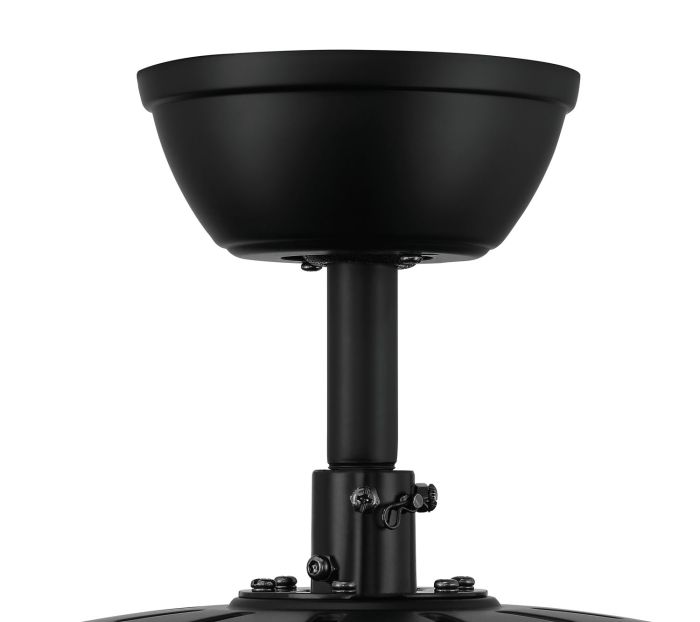 ##Antique Hardware## 52" Pro Plus 119 in Flat Black w/ Flat Black/Greywood Blades