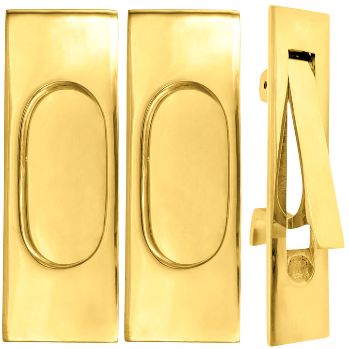 Traditional Rectangular Pocket Door Set (Several Finishes Available)