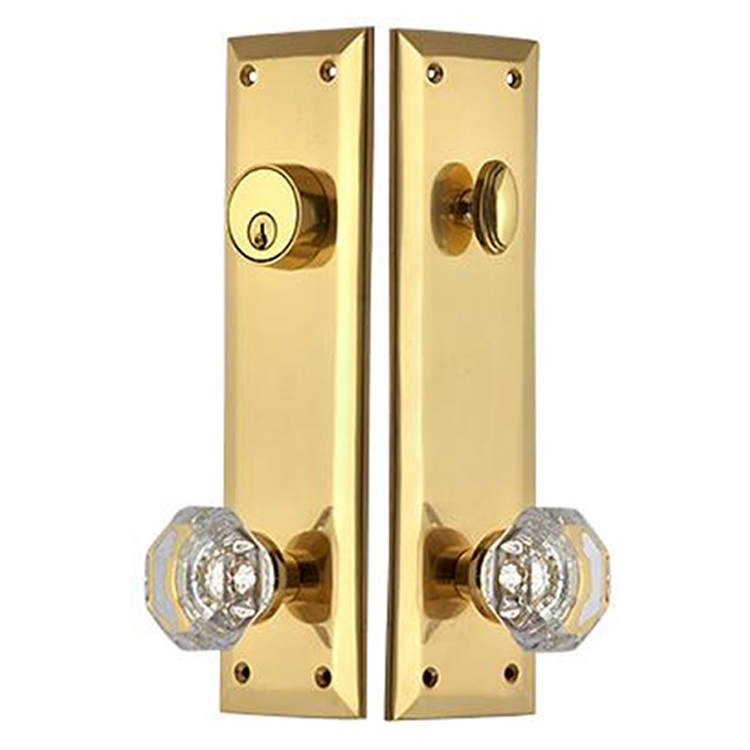 COPPER MOUNTAIN HARDWARE Quaker Style Single-Door Deadbolt Entryway Set Several Finishes