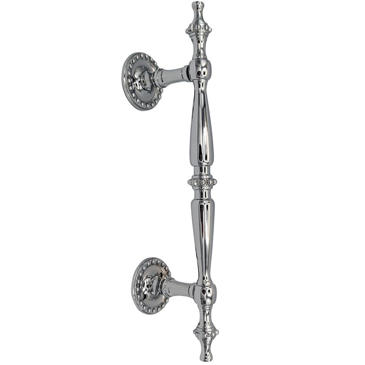 9 3/4 Inch Solid Brass Estate Beaded Handle COPPER MOUNTAIN HARDWARE