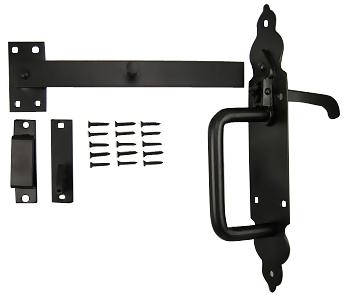 Solid Iron Colonial Style Door or Gate Thumb Latch COPPER MOUNTAIN HARDWARE