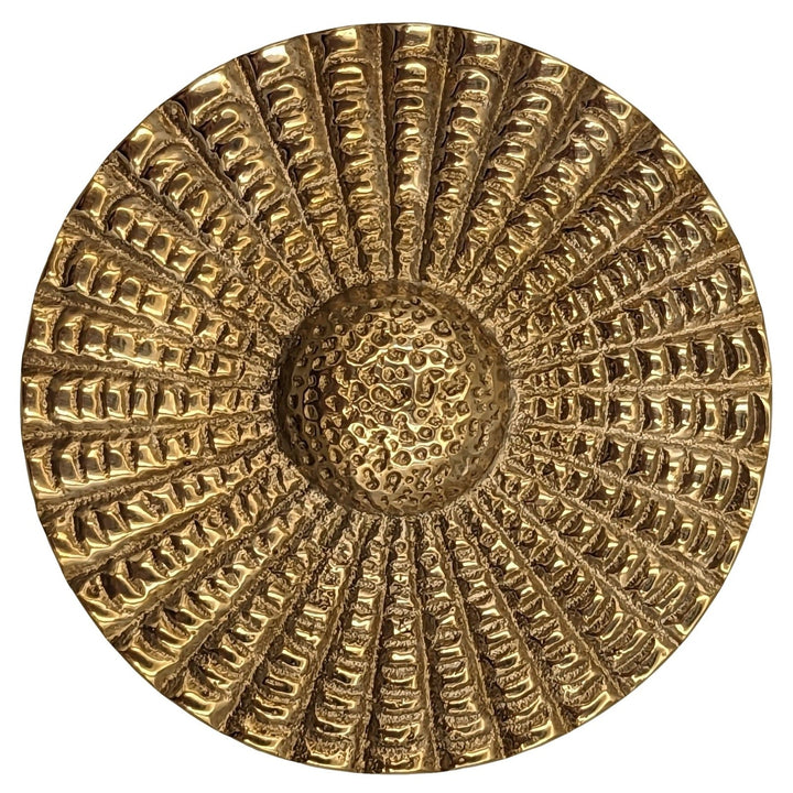 COPPER MOUNTAIN HARDWARE Solid Brass Art Deco Style Round Cabinet & Furniture Knob