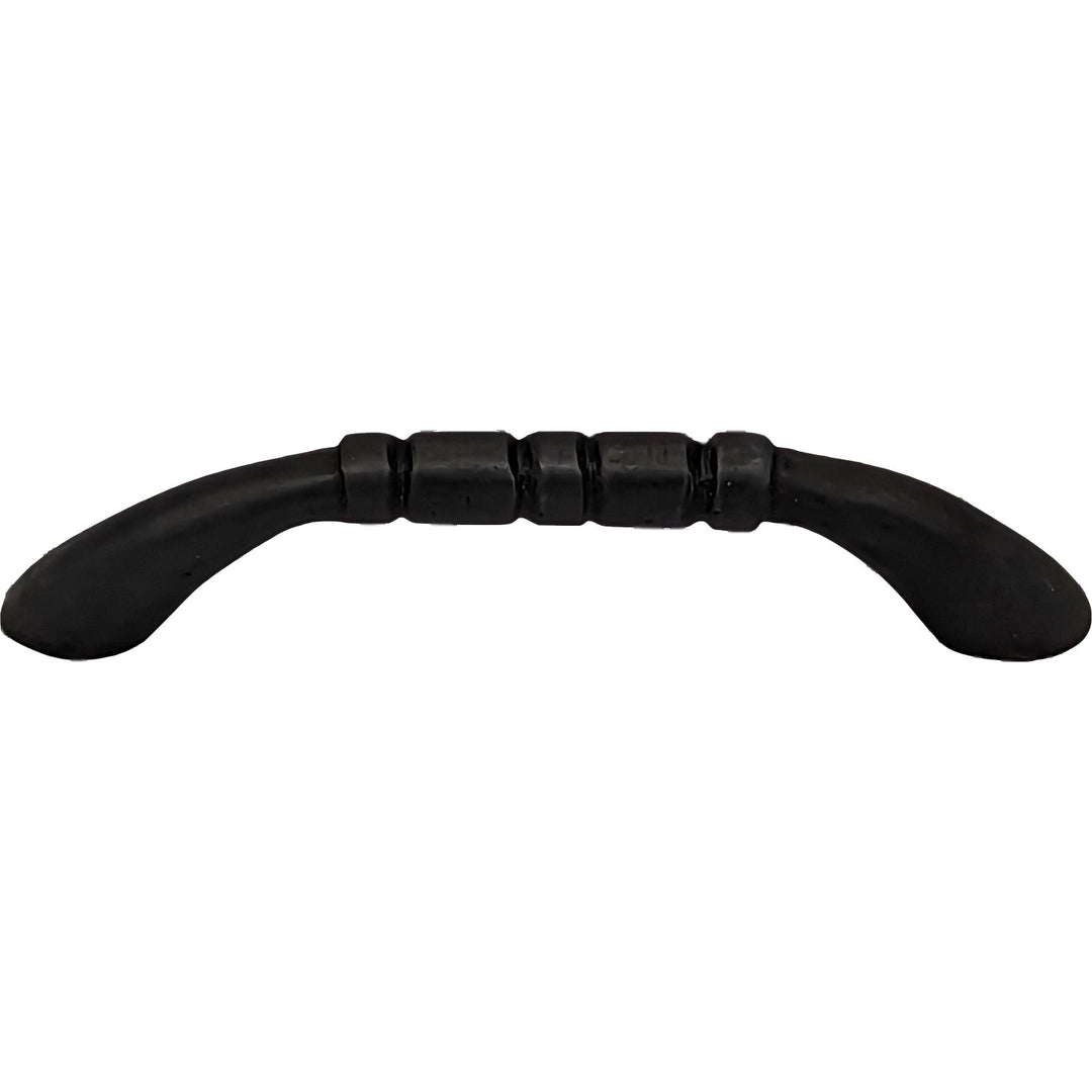 3 1/2 Inch Overall (3 Inch c-c) Solid Brass Traditional Pull COPPER MOUNTAIN HARDWARE