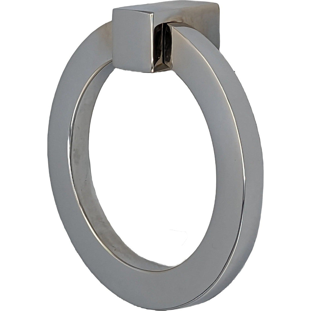 COPPER MOUNTAIN HARDWARE Mission Style Solid Brass Oversized Ring Pull for Cabinets & Furniture