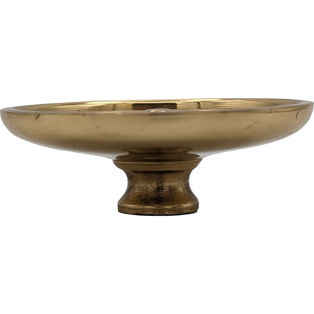 COPPER MOUNTAIN HARDWARE Modern Brass Round Disc Cabinet & Furniture Knob
