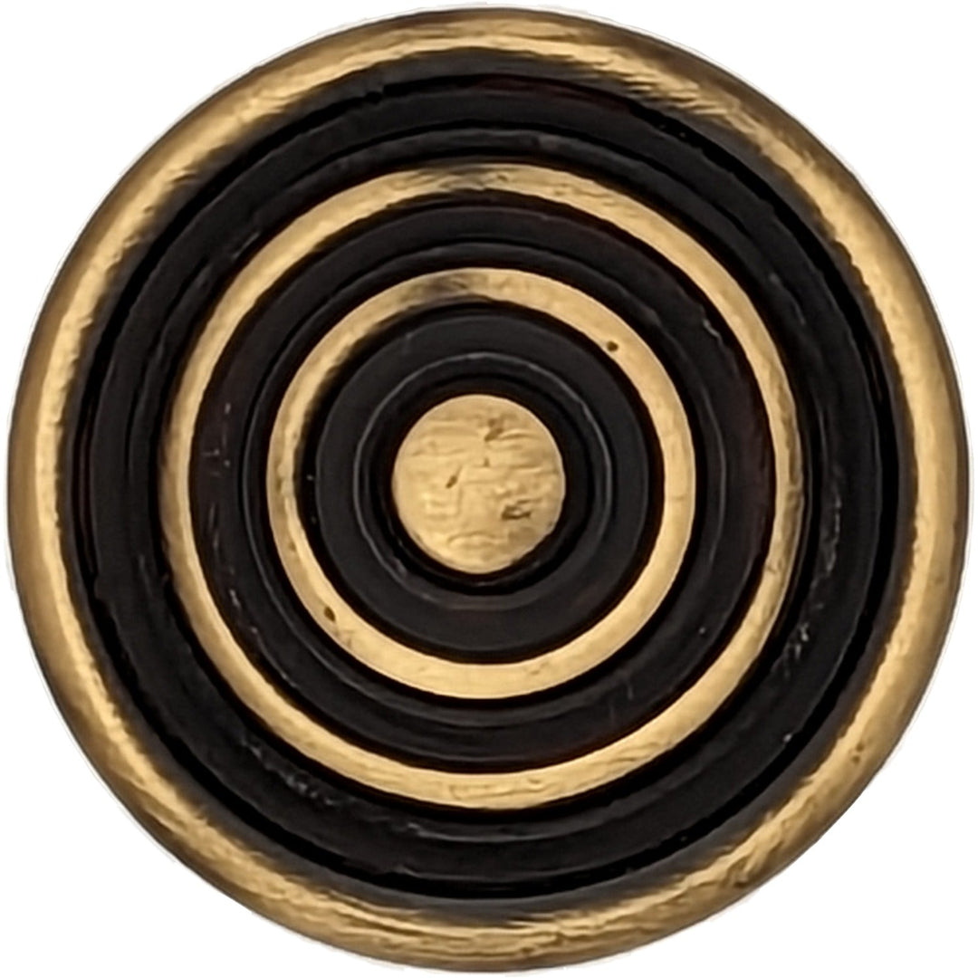 1 1/2 Inch Concentric Circle Cabinet Knob (Several Finishes Available) COPPER MOUNTAIN HARDWARE