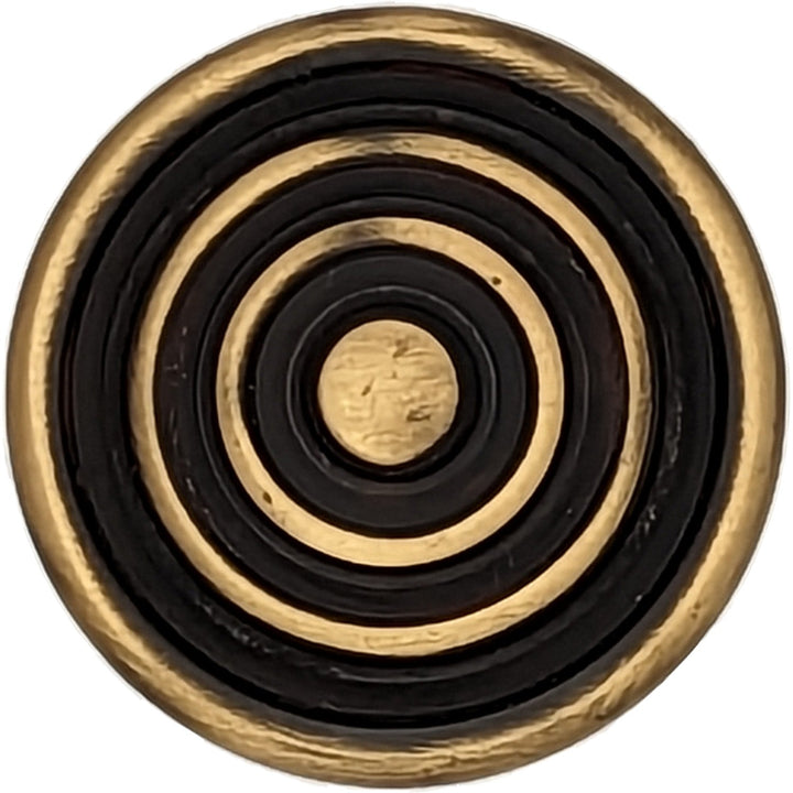 1 1/2 Inch Concentric Circle Cabinet Knob (Several Finishes Available) COPPER MOUNTAIN HARDWARE