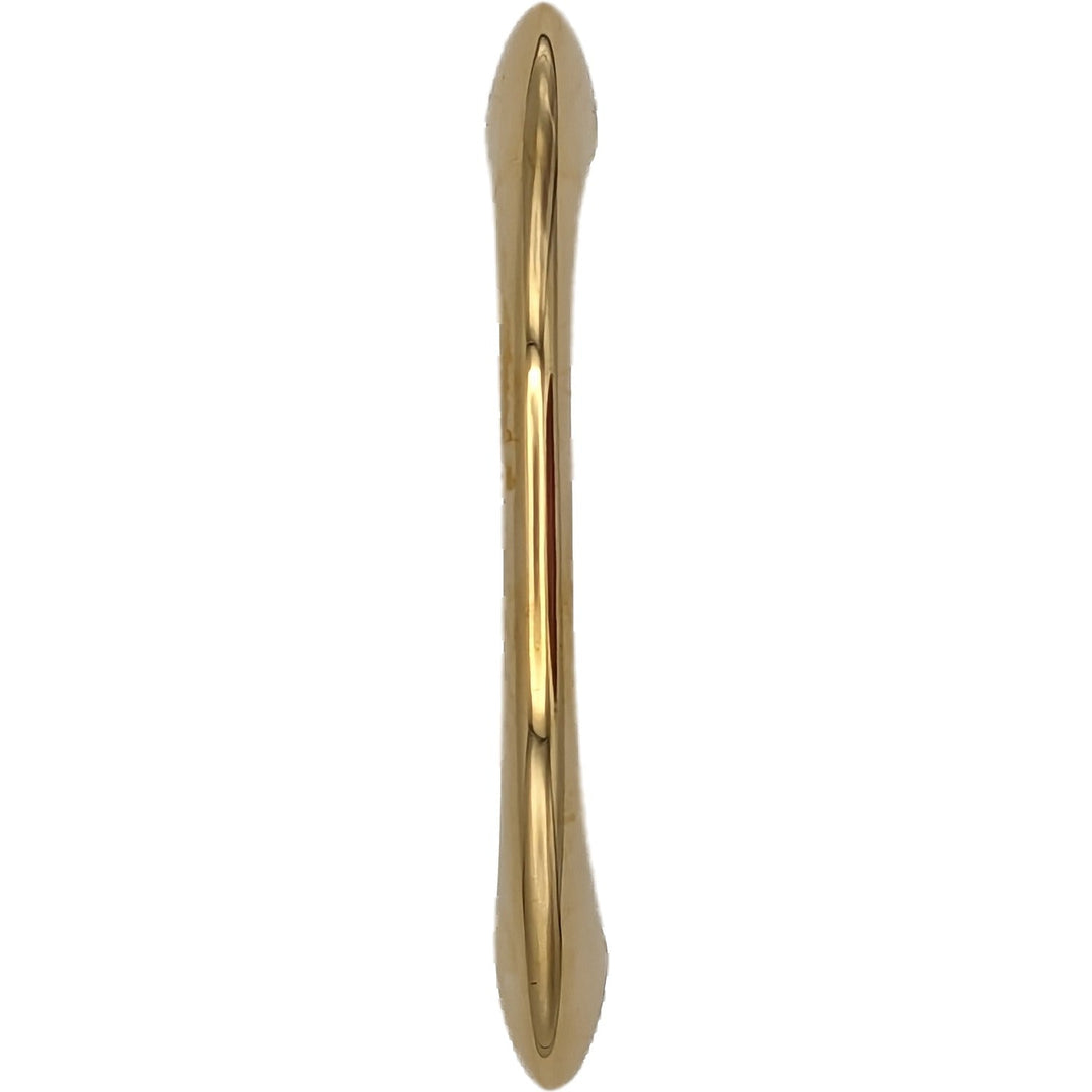 5 Inch Overall (4 Inch c-c) Traditional Solid Brass Pull COPPER MOUNTAIN HARDWARE