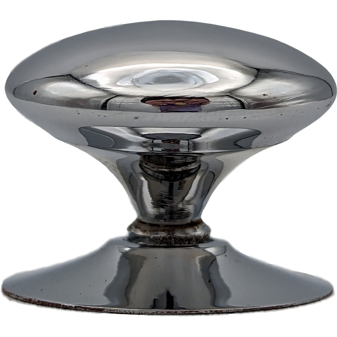 1 1/3 Inch Round Cabinet Knob with Backplate (Several Finishes Available)