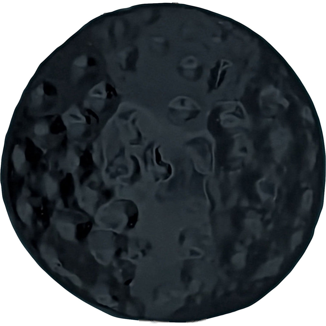 1 3/8 Inch Solid Iron Hammered Flat Cabinet & Furniture Knob COPPER MOUNTAIN HARDWARE