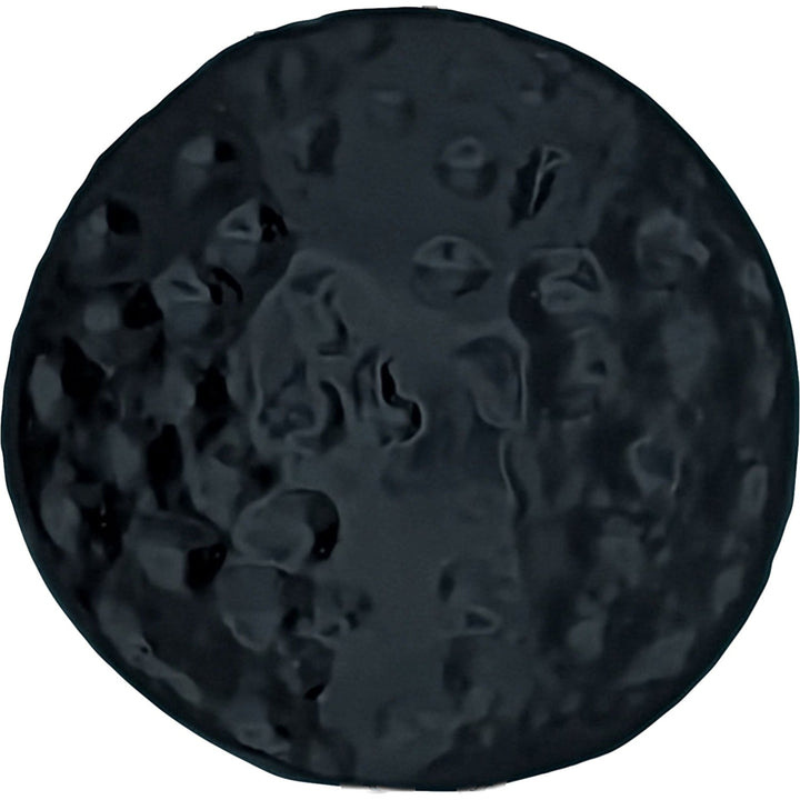 1 3/8 Inch Solid Iron Hammered Flat Cabinet & Furniture Knob COPPER MOUNTAIN HARDWARE