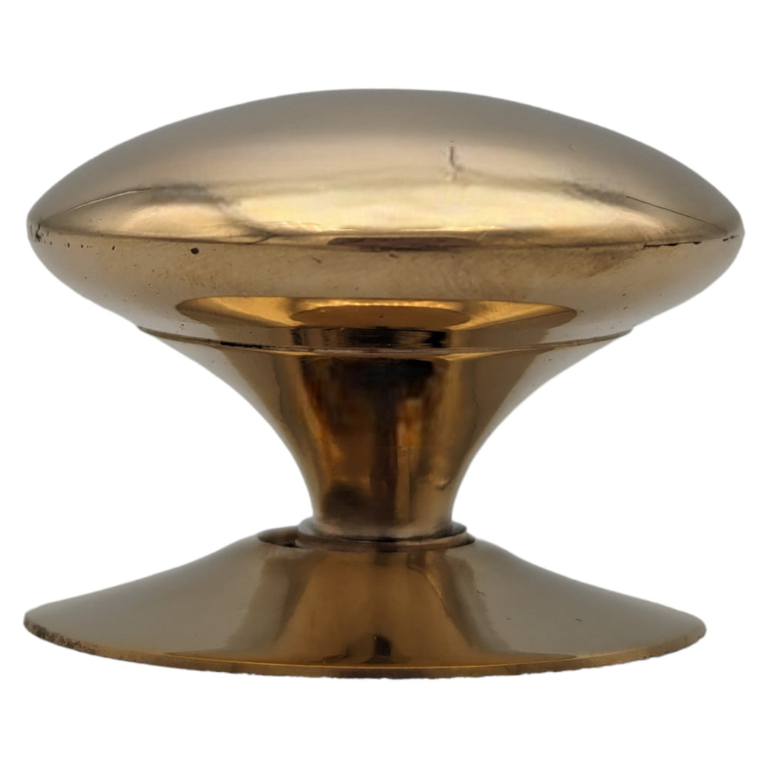 1 1/3 Inch Round Cabinet Knob with Backplate (Several Finishes Available) COPPER MOUNTAIN HARDWARE