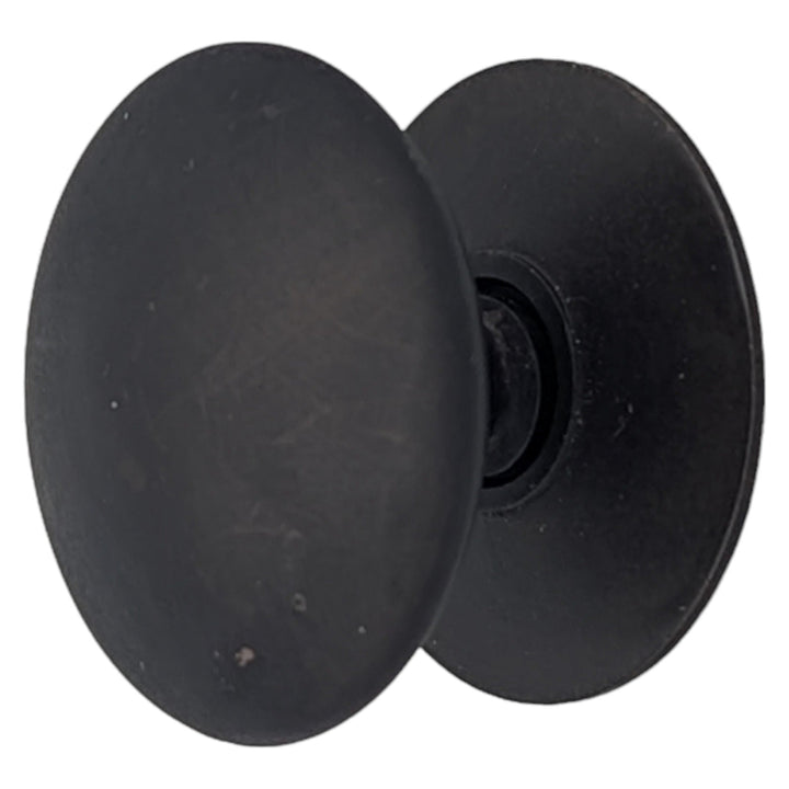 1 1/3 Inch Round Cabinet Knob with Backplate (Several Finishes Available) COPPER MOUNTAIN HARDWARE