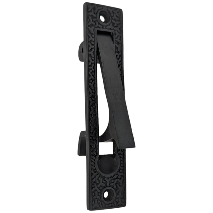 COPPER MOUNTAIN HARDWARE 5 Inch Solid Brass Rice Pattern Edge Pull in Several Finishes