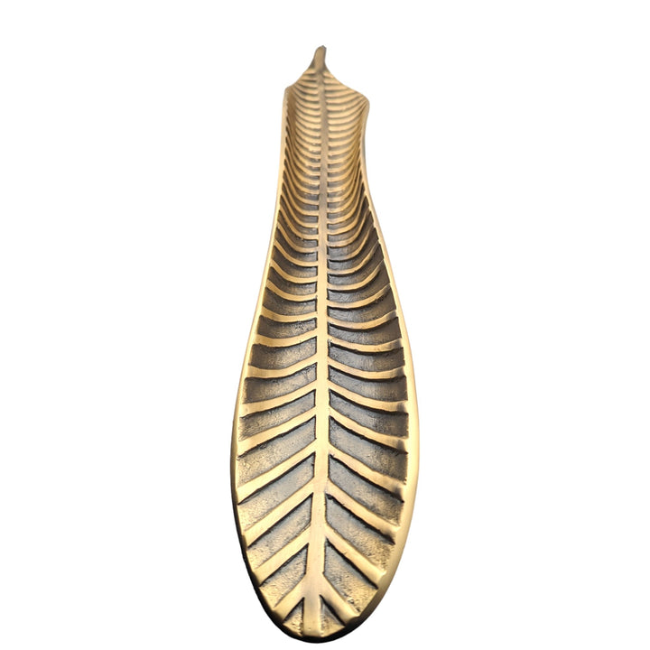 24 1/2 inch (12 inch c-c) Artistic Frond Oversize Pull (Several Finishes Available) COPPER MOUNTAIN HARDWARE