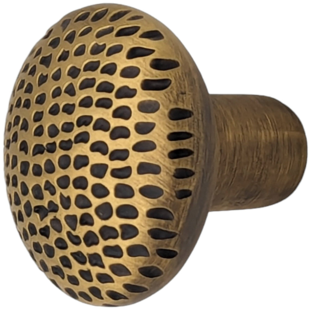 1 1/4 Inch Solid Brass Craftsman Cabinet Knob (Several Finishes Available) COPPER MOUNTAIN HARDWARE