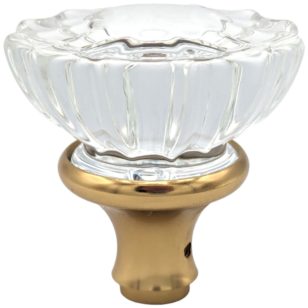 Fluted Crystal Spare Knob Set (Several Finishes Available) COPPER MOUNTAIN HARDWARE