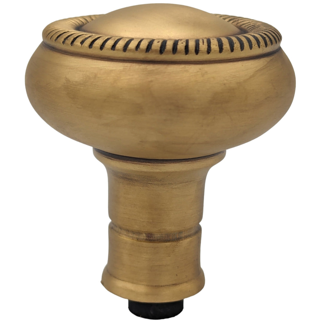 Georgian Roped Solid Brass Spare Door Knob Set (Several Finishes Available) COPPER MOUNTAIN HARDWARE