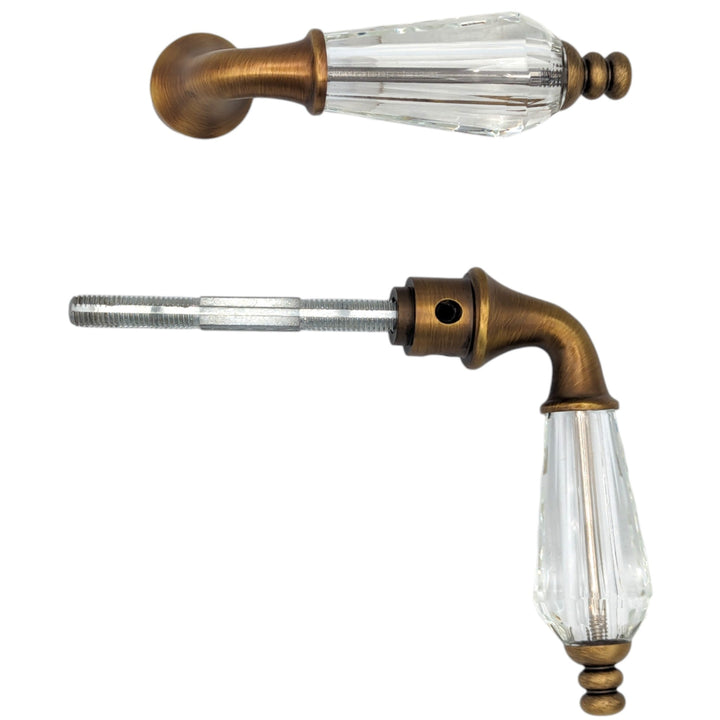 COPPER MOUNTAIN HARDWARE Lever Glass Spare Door Knobs