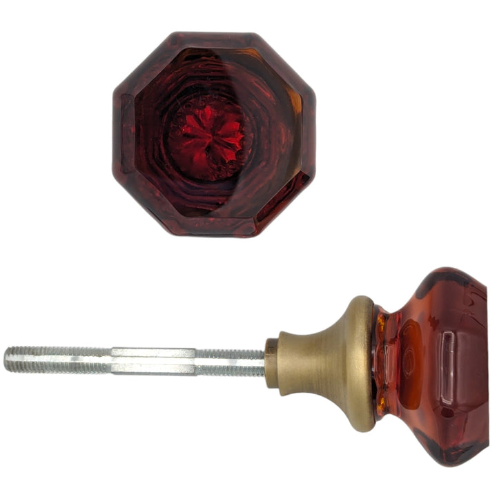 COPPER MOUNTAIN HARDWARE Octagon Crystal Spare Door Knobs