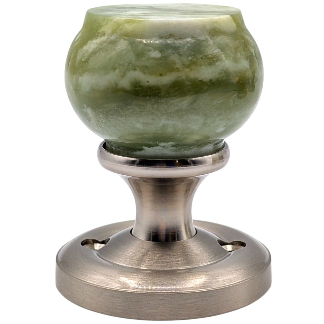  Magnifique™ Classic Door Set with Green Jade Knobs (Several Finishes Available)