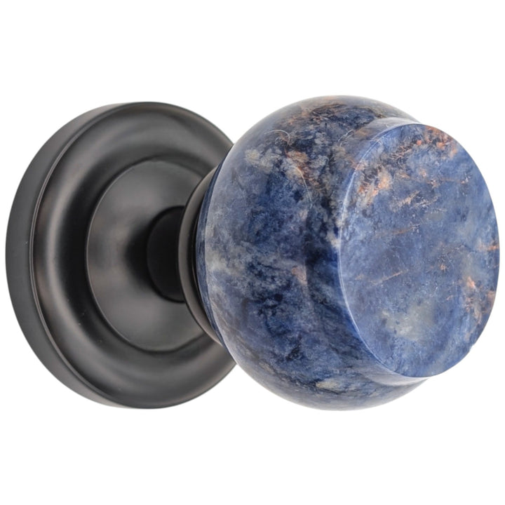 Magnifique® Classic Door Set with Royal Blue Knobs (Several Finishes Available)