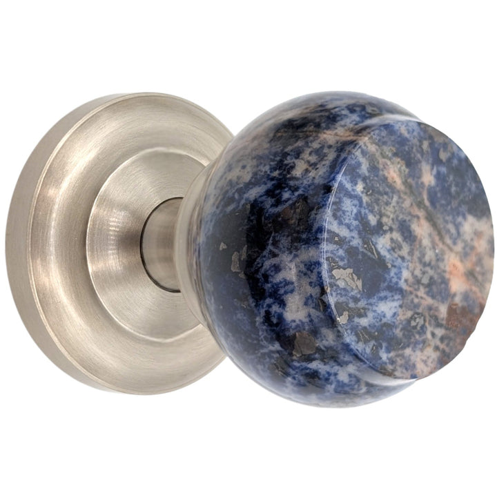 Magnifique® Classic Door Set with Royal Blue Knobs (Several Finishes Available)