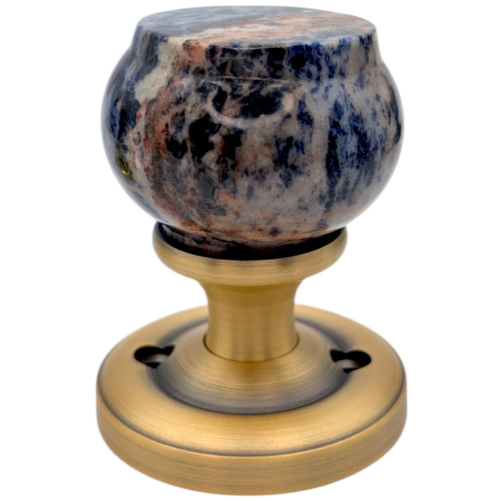 Magnifique® Classic Door Set with Royal Blue Knobs (Several Finishes Available)