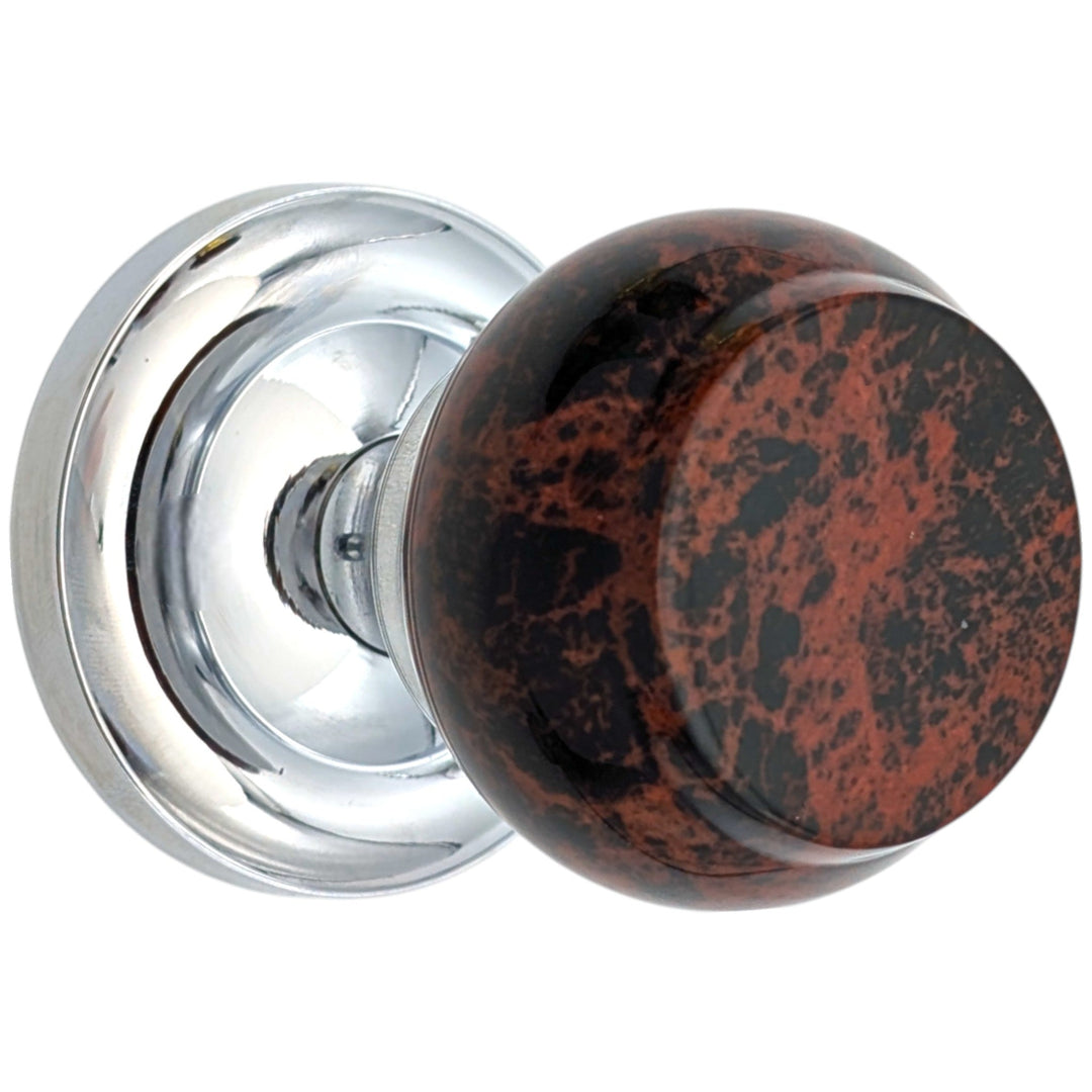  Magnifique™ Classic Door Set with Mahogany Obsidian Knobs (Several Finishes Available)