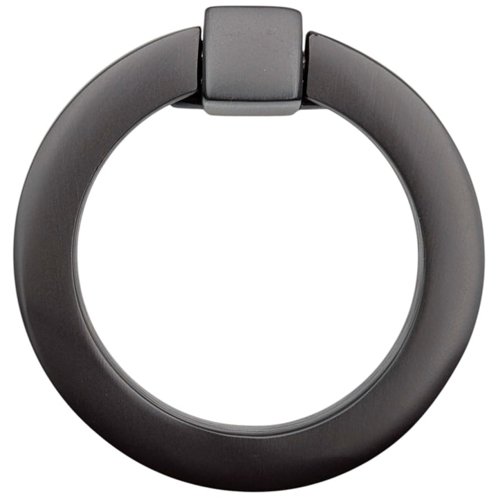 3 Inch Mission Style Solid Brass Drawer Ring Pull (Black Bronze)
