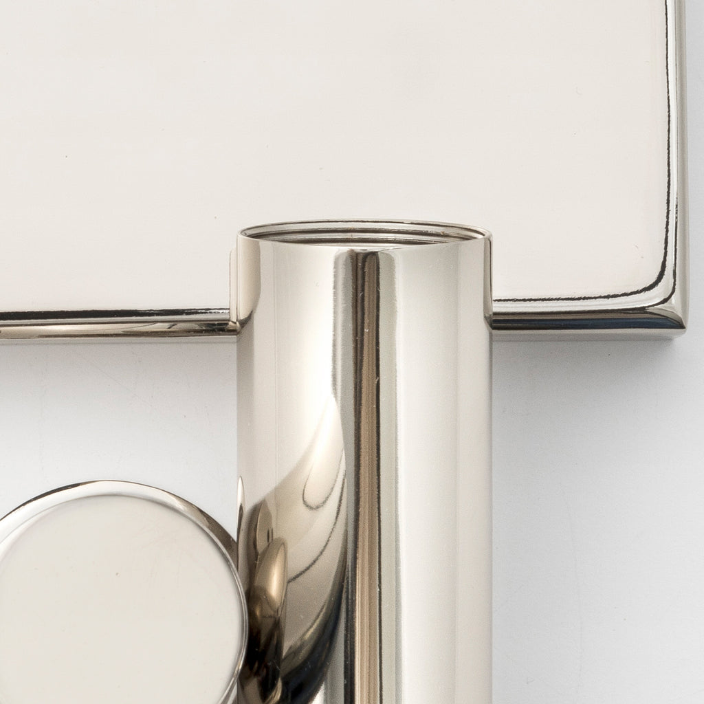 Crystorama Crystorama Baxter 1 Light Polished Nickel Sconce