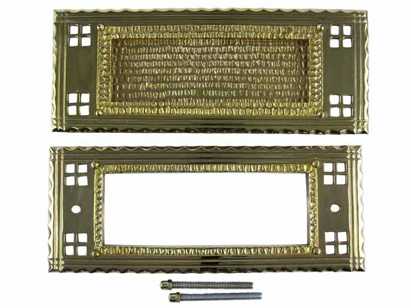 COPPER MOUNTAIN HARDWARE Antique Craftsman Style Mail Slot for Front Doors in Several Finishes