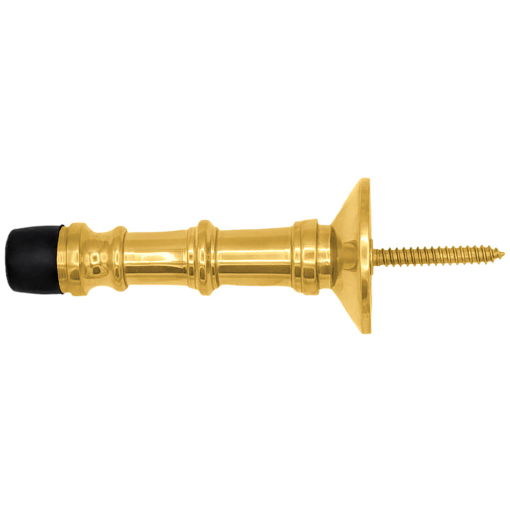 Traditional Brass Wall Mounted Door Stop (Several Finishes Available)